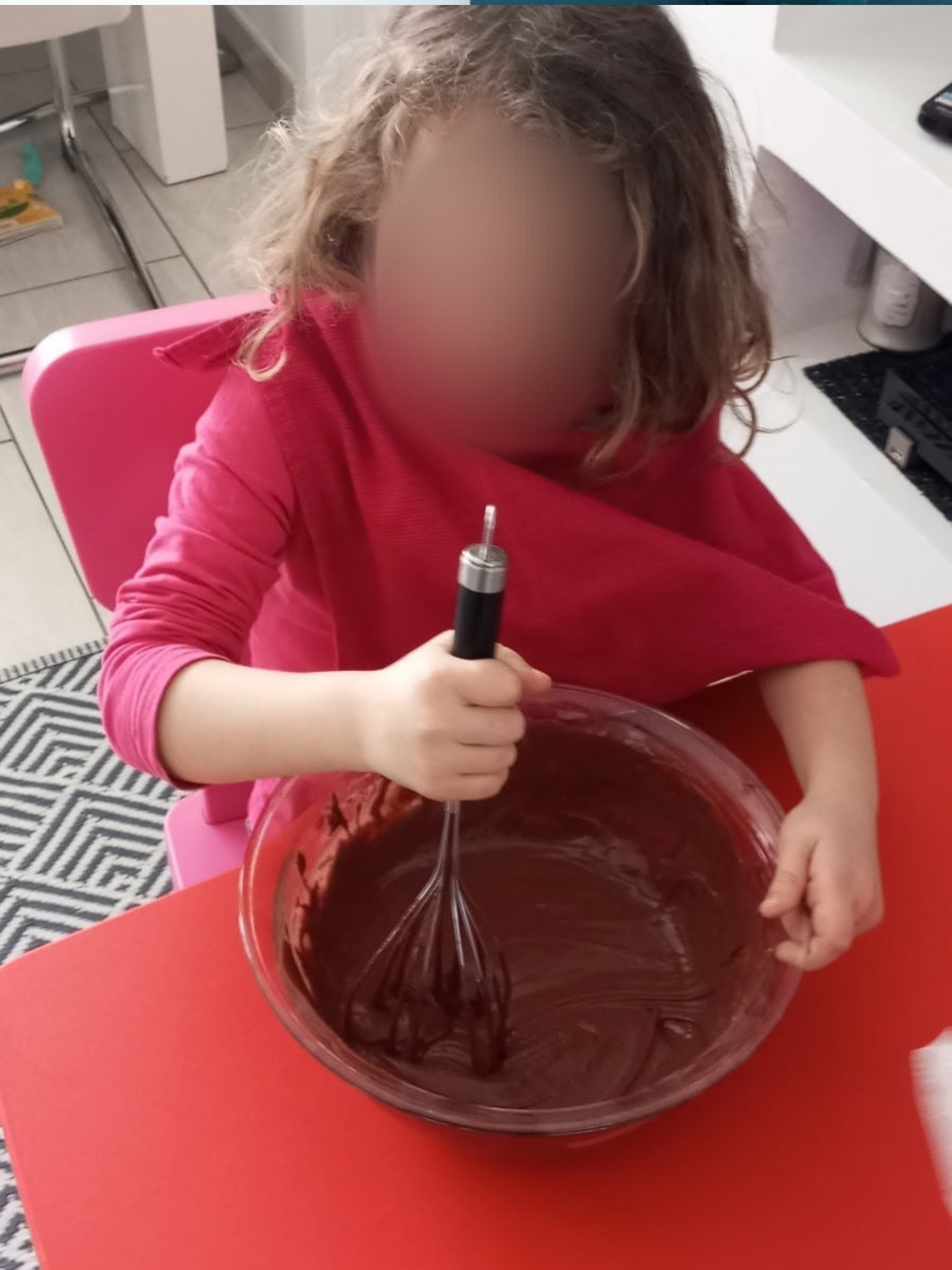 Préparation d'un gâteau